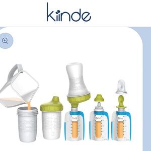 Kiinde purée food starter kit & extra spouts